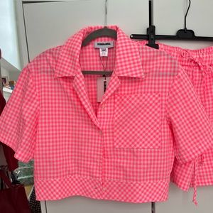Hot Pink Matching Set by Saint Art NY. Size Medium.